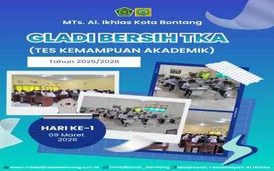 MTs Al-Ikhlas Kota Bontang Gelar Gladi Bersih TKA Tahun Ajaran 2025/2026